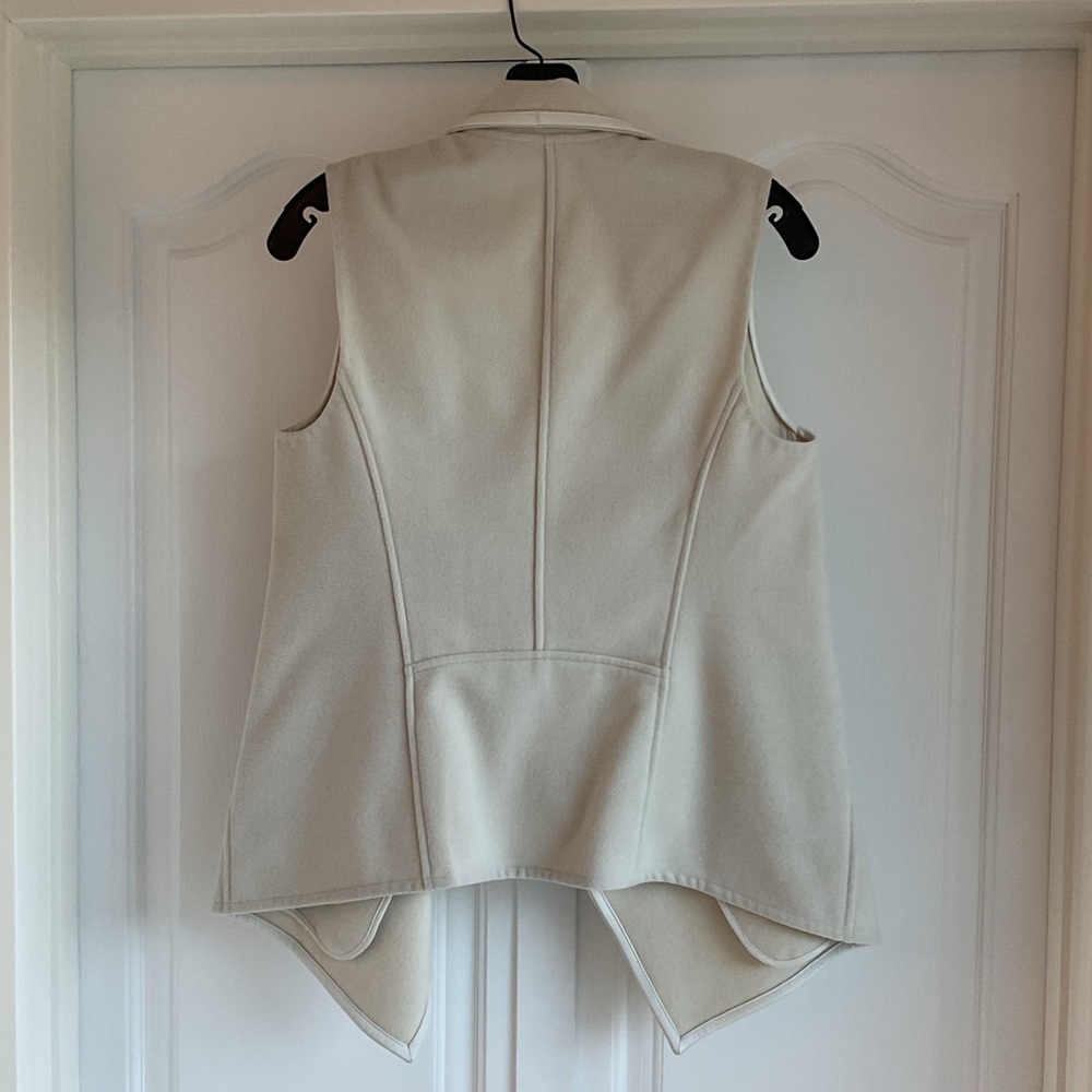 ☀️ NWOT Vince women’s Drape Collar Vest - Picture 3 of 11